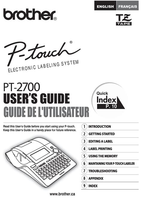 ptouch 2700 pdf manual
